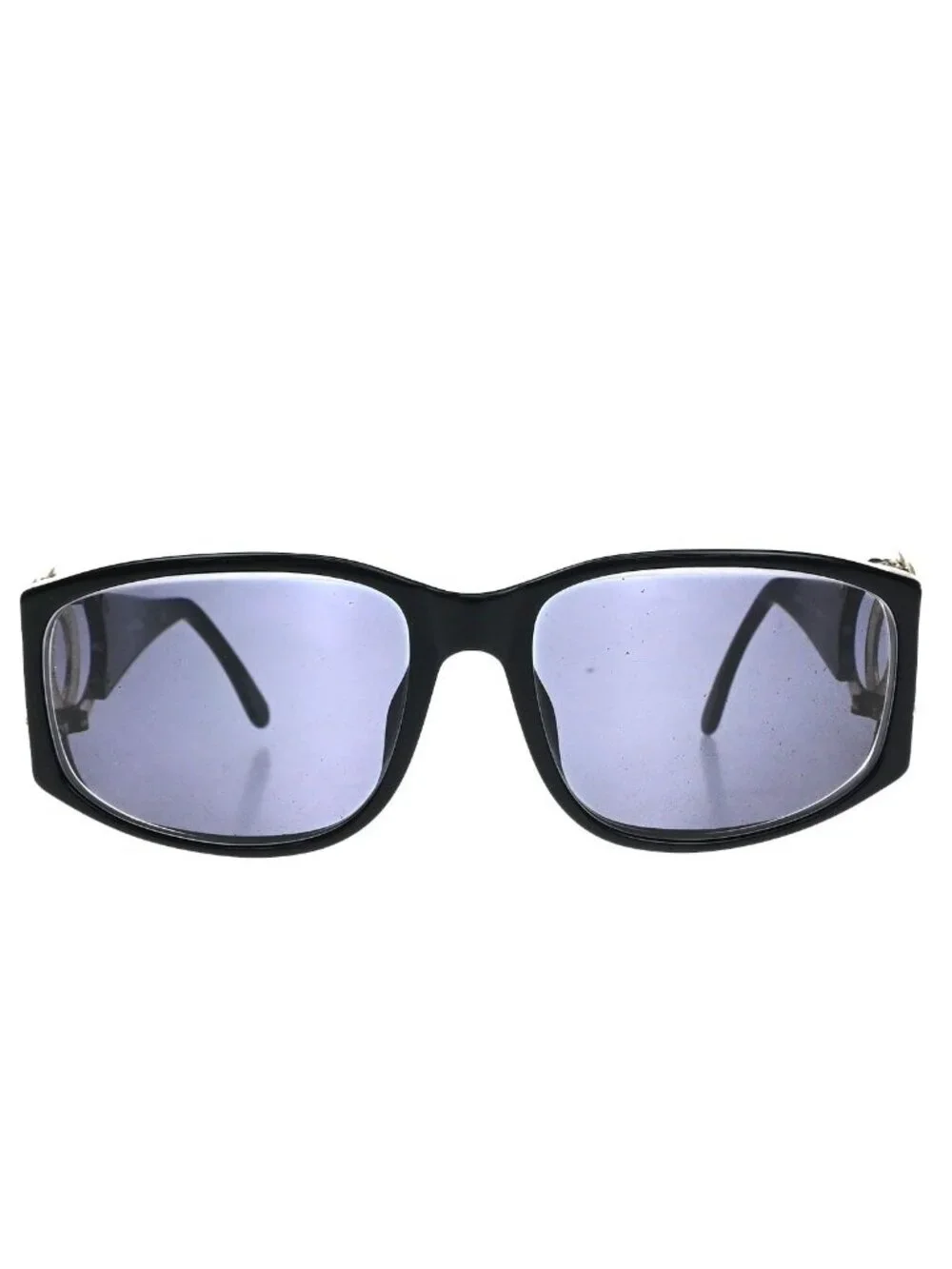 Chanel Sunglasses CC Logo Black Gold Eyewear
